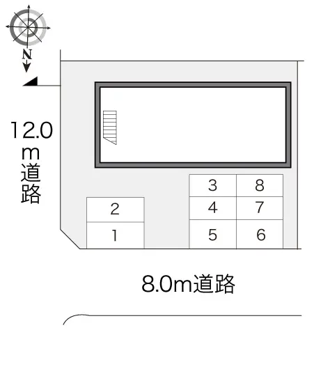 ★手数料０円★札幌市東区伏古五条４丁目　月極駐車場（LP）